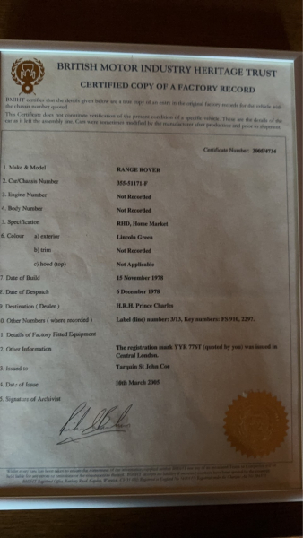 ランドローバー&nbsp;クラシックレンジローバー&nbsp;中古車